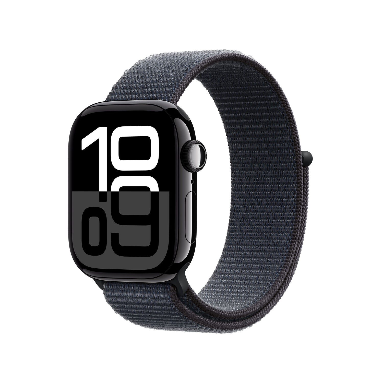 Apple Watch Series 10 GPS 42 mm-es Jet Black alumínium tok tintával sporthurokkal - iSTYLE HU