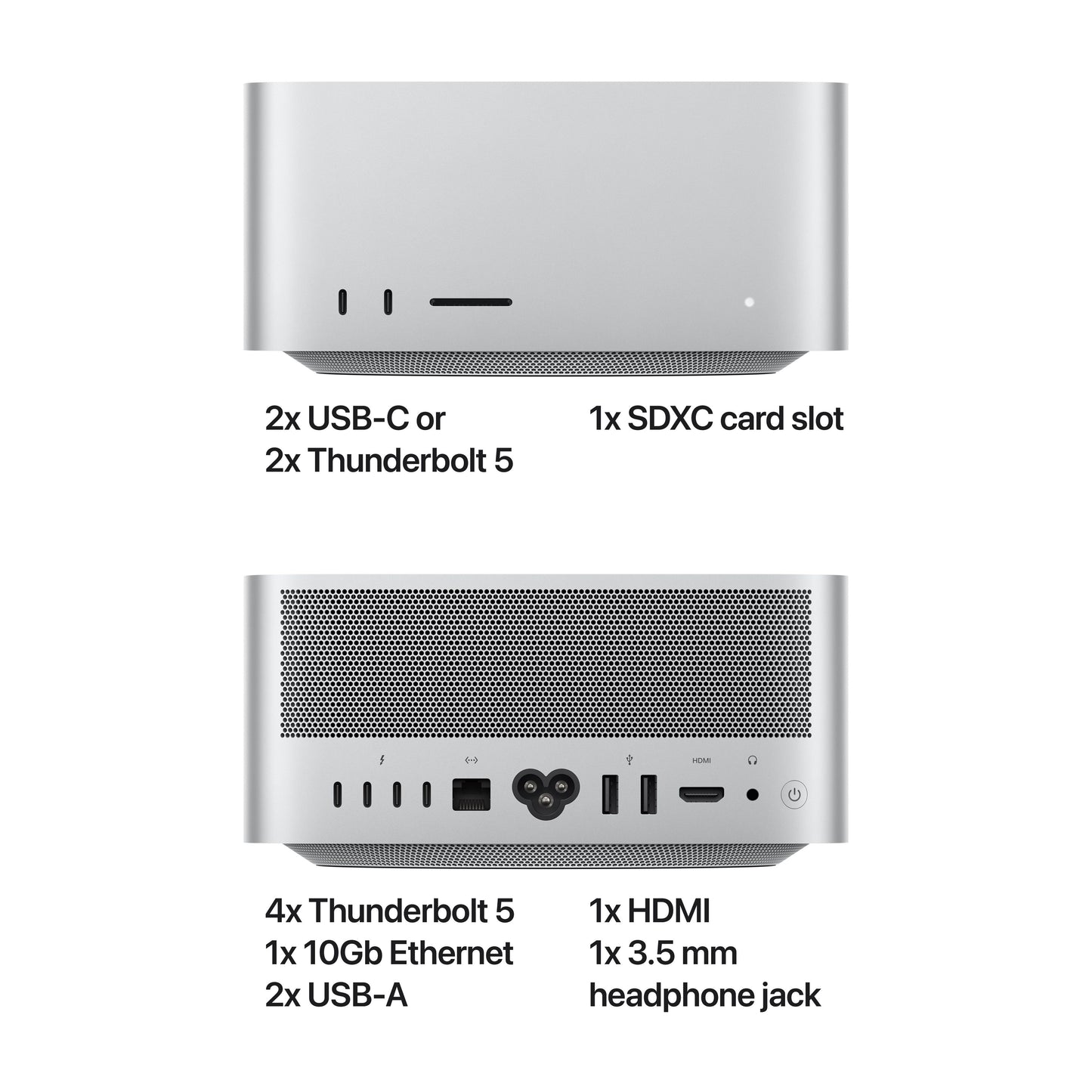 Mac Studio: Apple M4 Max chip 14 magos CPU-val és 32 magos GPU-val, 512 GB SSD - iSTYLE HU