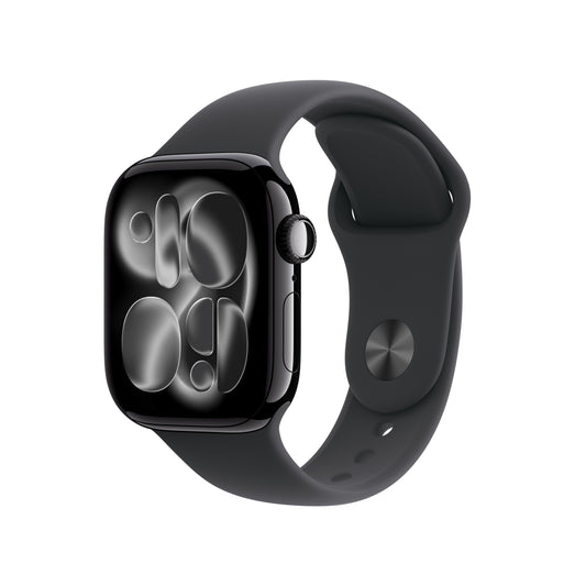 Apple Watch Series 11 GPS + Cellular 42mm kozmoszfekete alumíniumtok, fekete sportszíj - M/L - iSTYLE HU