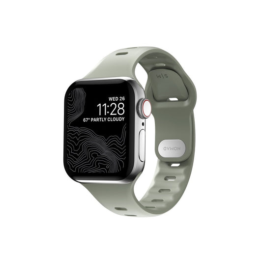 Nomad – Apple Watch Sport szíj (S/M, 41/40/38) - zsálya - Open Box - iSTYLE HU