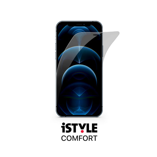 iSTYLE Comfort - iPhone 12/12 Pro modellekhez - Flexiglass kijelzővédővel - iSTYLE HU