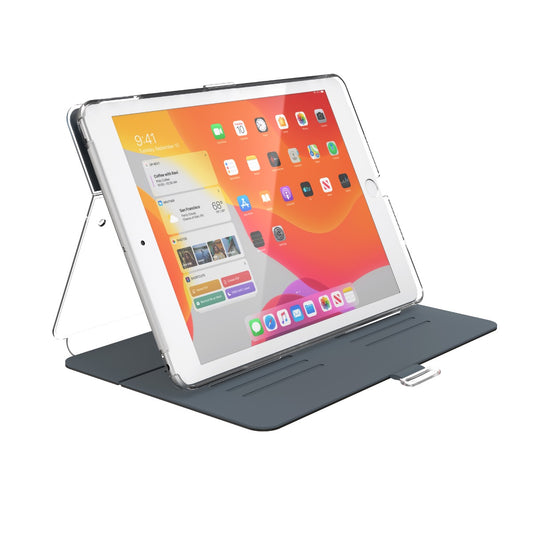 Speck – Balance Folio Clear iPad (7. és 8. generációs) tok - karbon sötétszürke / áttetsző - iSTYLE HU