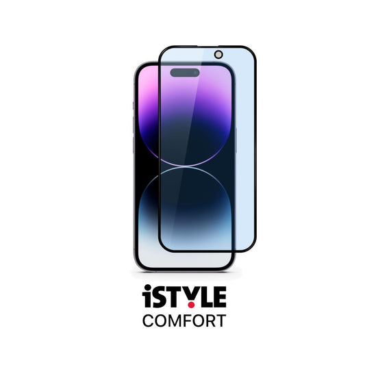 iSTYLE Comfort - iPhone 14 Pro Max modellhez - kékfényszűrős 3D kijelzővédővel - iSTYLE HU