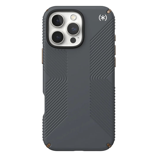 Speck Presidio Grip tok iPhone 16 Pro Max-hoz — Fekete/Palaszürke/Fehér - iSTYLE HU
