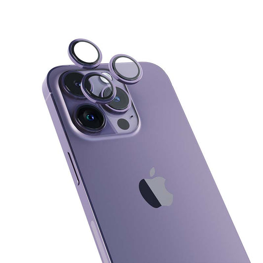 ISTYLE – iPhone 14 Pro / iPhone 14 Pro Max Aluminium kamera lencsevédő - lila - iSTYLE HU