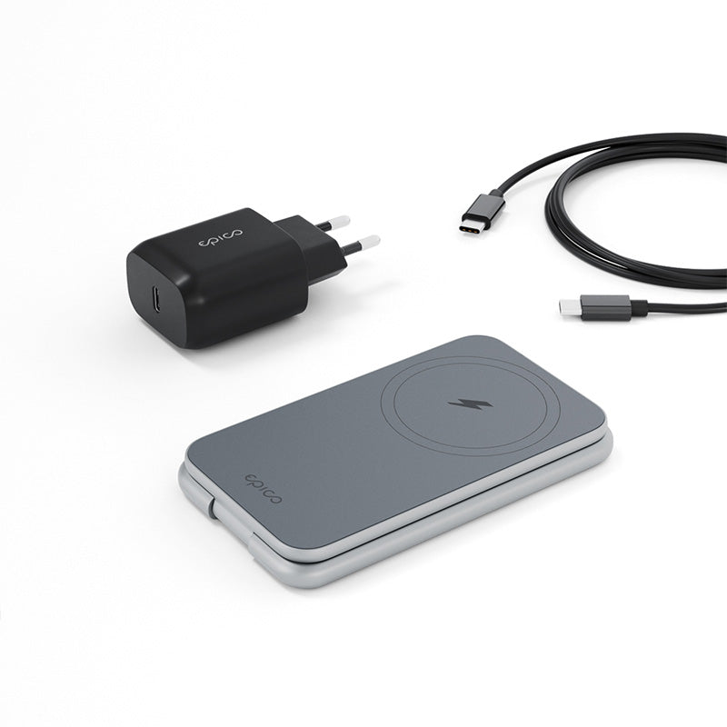 ISTYLE Mag+ Foldable Charging Stand MagSafe compatible - space grey - iSTYLE HU