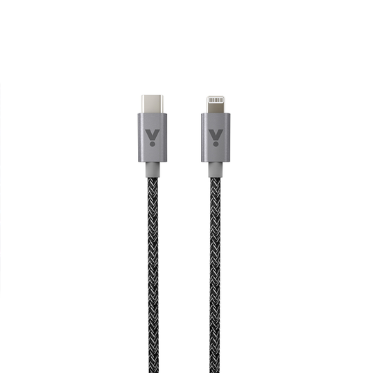 iSTYLE – Fonott USB-C Lightning kábel 1,2 m - asztroszürke - iSTYLE HU