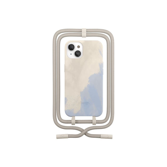 Woodcessories Change Case Filia for iPhone 14 Plus - Beige Blue / Biomaterial - iSTYLE HU