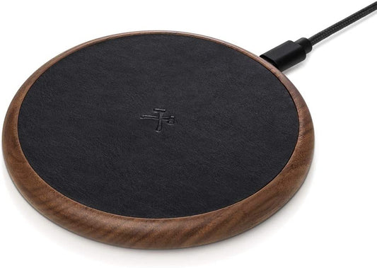 Woodcessories EcoPad for All Wireless Enabled Devices - Walnut/Fabric - iSTYLE HU
