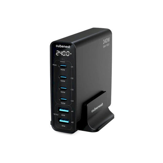 CubeNest – PD 3.1. töltő 240W, S6D0 - fekete - iSTYLE HU