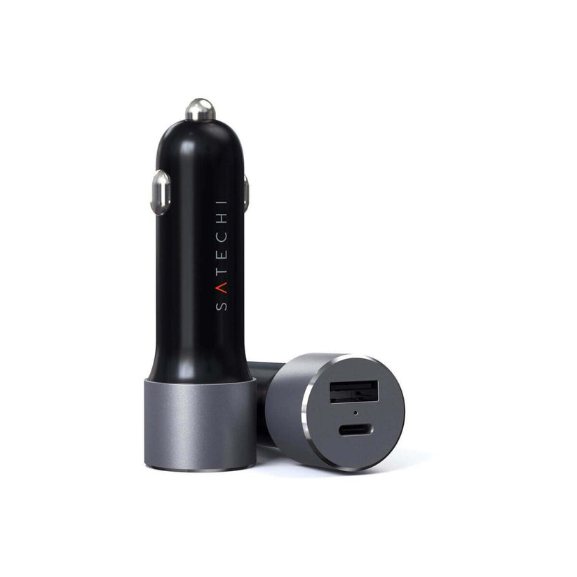Satechi – 72W Type-C PD autós töltő - asztroszürke - iSTYLE HU
