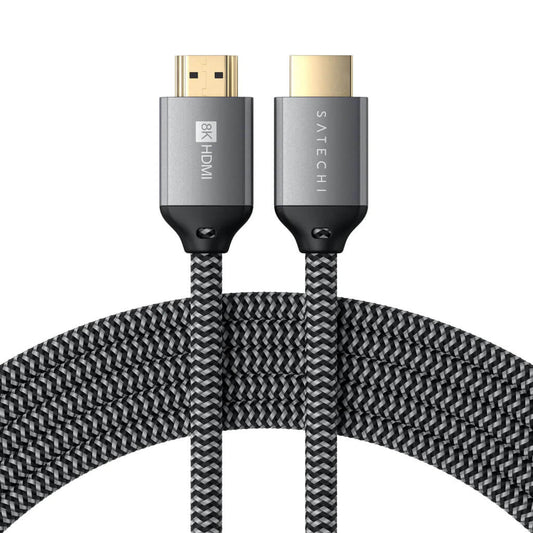 Satechi – 8K Ultra HD High Speed HDMI Braided cable 2m - fekete - iSTYLE HU