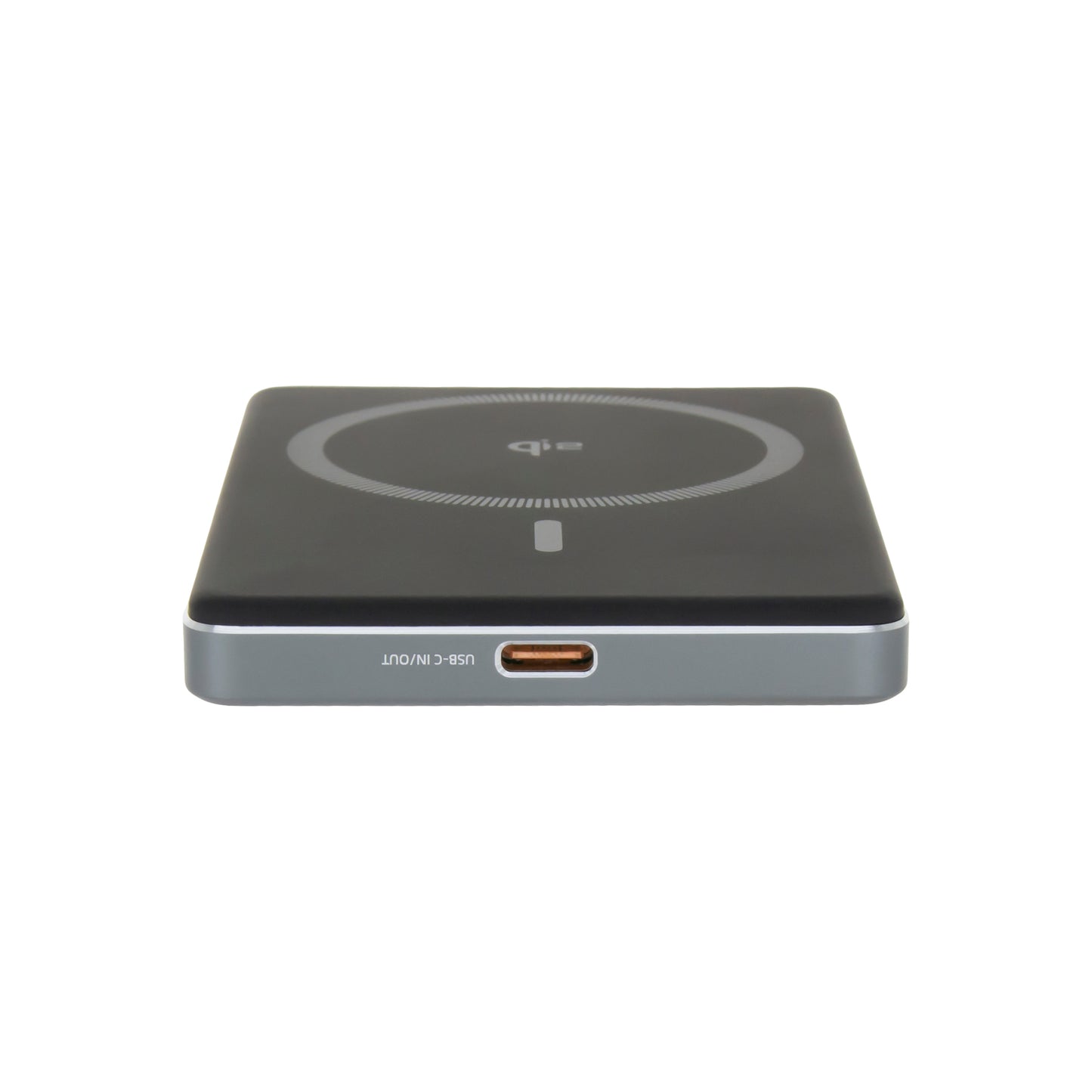 Dviced Ultravékony Qi2 Power Bank 5000mAh - fekete/szürke