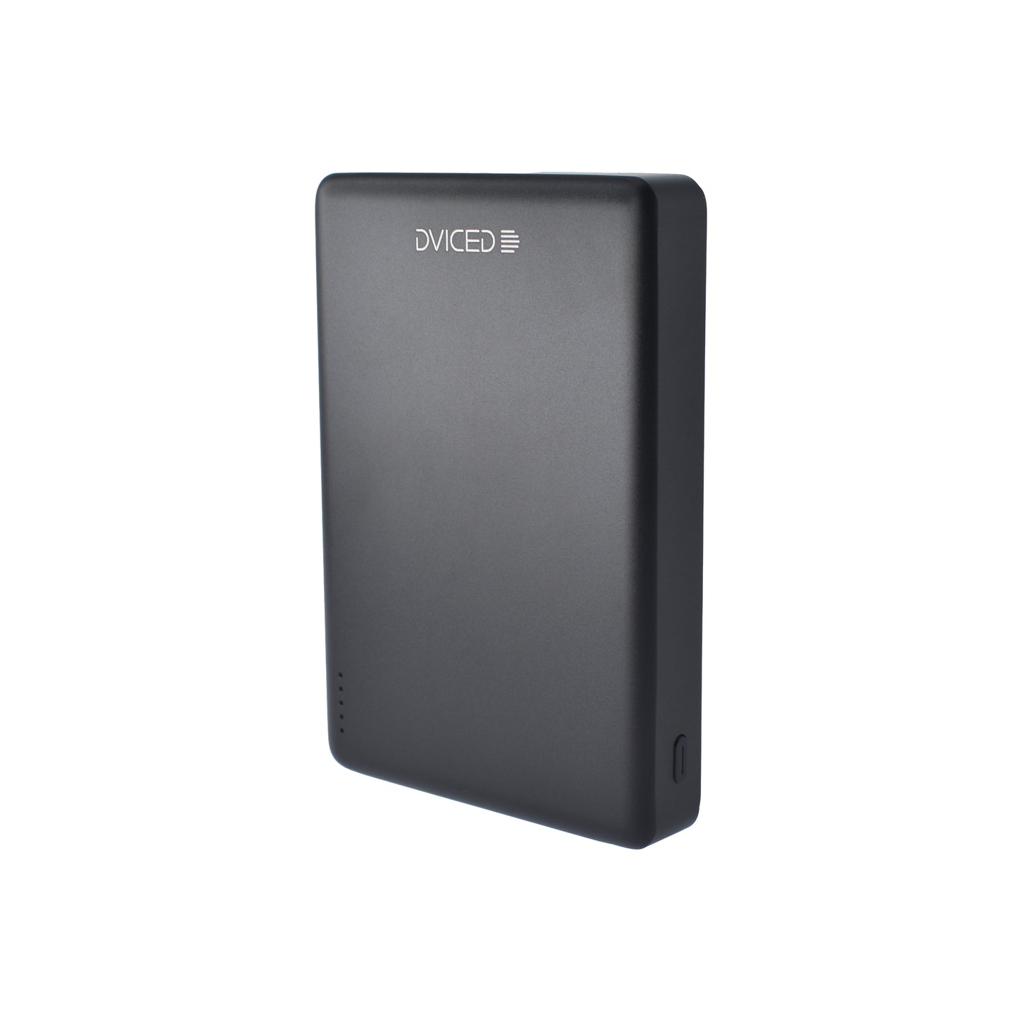 Dviced Ultravékony Qi2 Power Bank 10000mAh - fekete