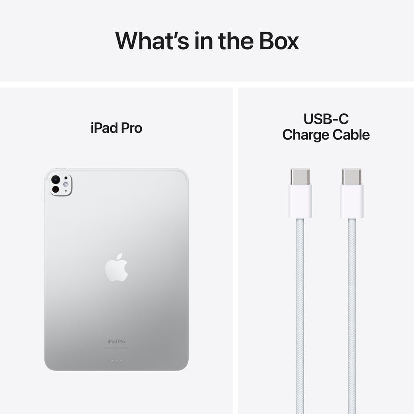 iPad Pro 11 (M4): Wi-Fi, 512 GB, standard üveg - ezüst - iSTYLE HU