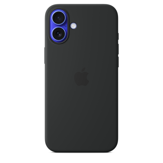 iPhone 16 Plus MagSafe–rögzítésű szilikontok – fekete - iSTYLE HU