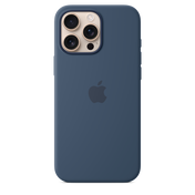iPhone 16 Pro Max MagSafe–rögzítésű szilikontok – denim - iSTYLE HU