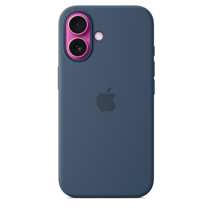 iPhone 16 MagSafe–rögzítésű szilikontok – denim - iSTYLE HU