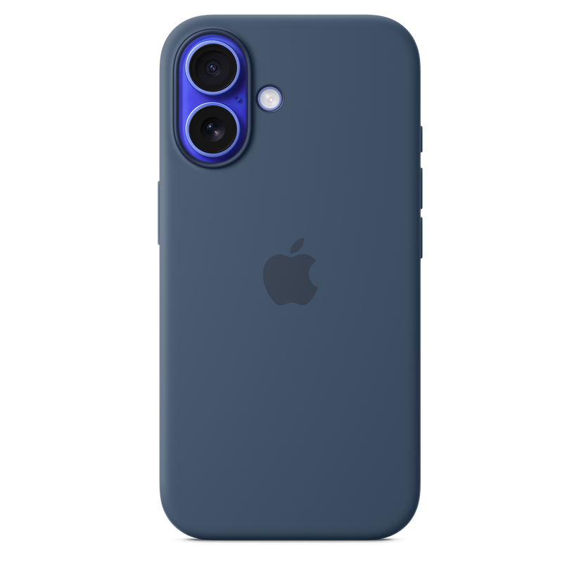 iPhone 16 MagSafe–rögzítésű szilikontok – denim - iSTYLE HU