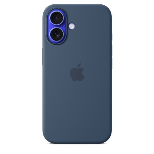 iPhone 16 MagSafe–rögzítésű szilikontok – denim - iSTYLE HU