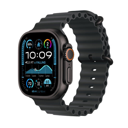 Apple Watch Ultra 2 GPS + Cellular 49 mm-es fekete titán tok fekete Óceáni szíjjal - iSTYLE HU