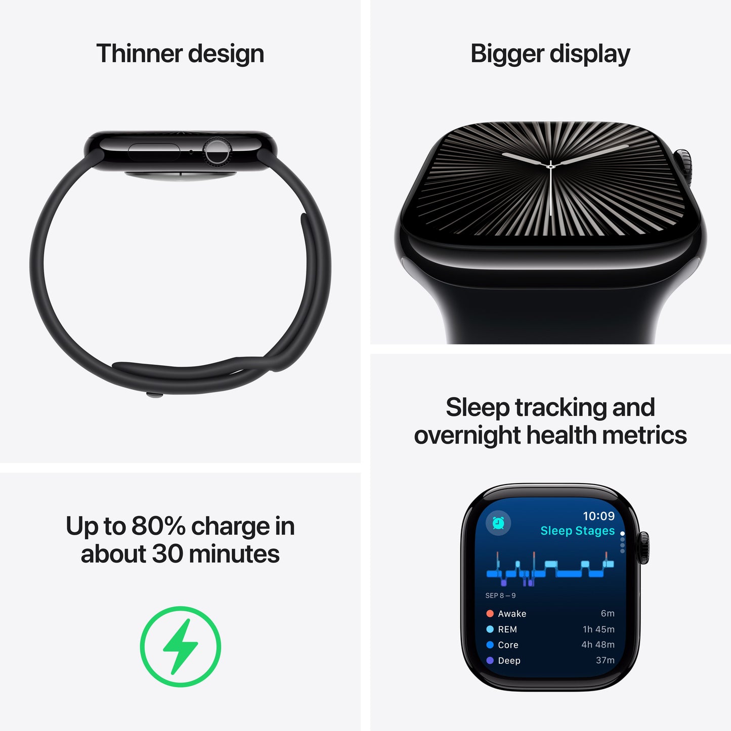 Apple Watch Series 10 GPS, 42 mm-es rózsaarany alumínium tok világos pirosító sportszíjjal - S/M - iSTYLE HU