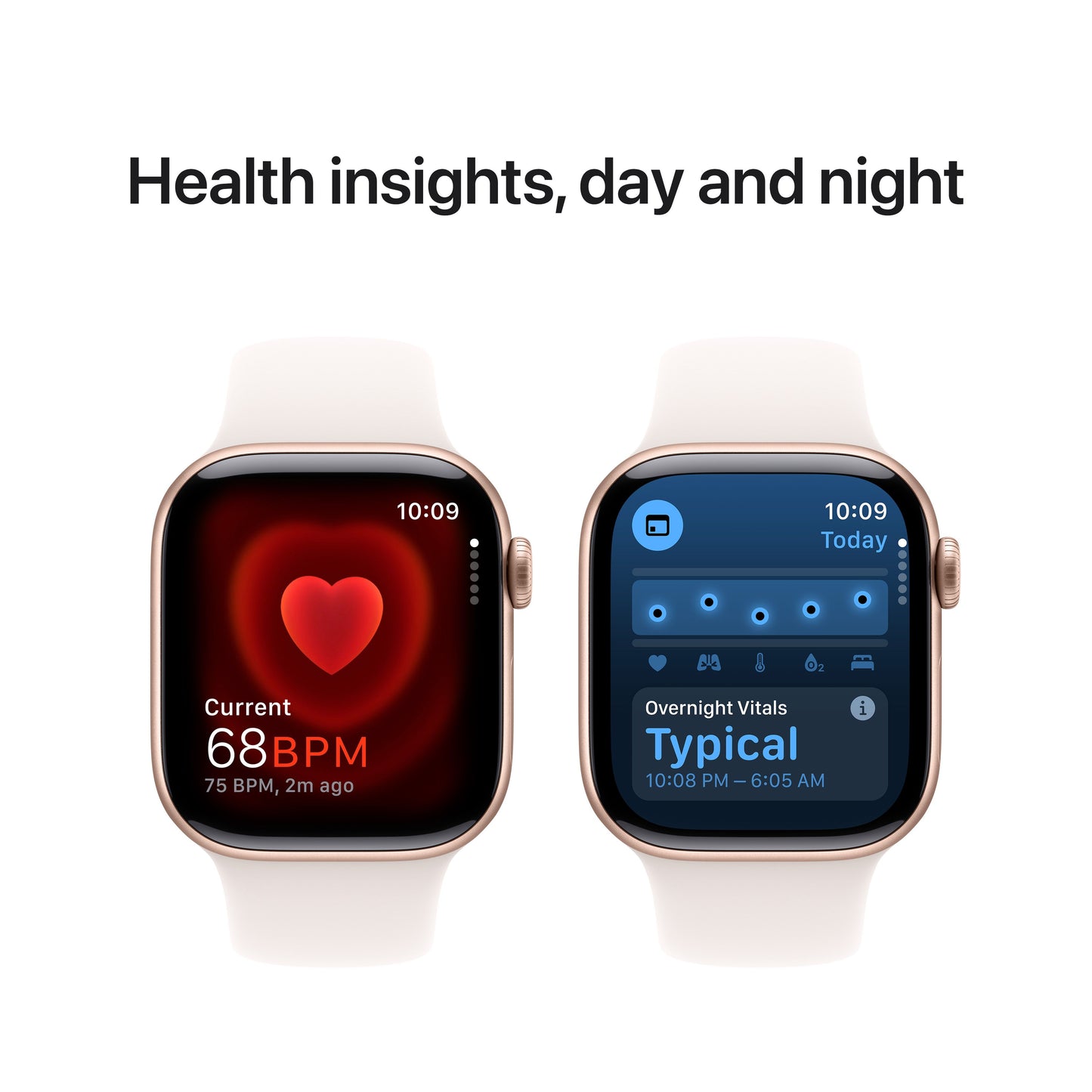 Apple Watch Series 10 GPS, 42 mm-es rózsaarany alumínium tok világos pirosító sportszíjjal - S/M - iSTYLE HU