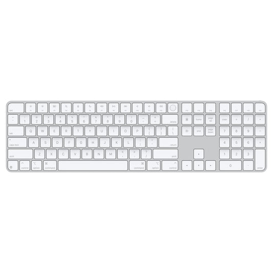 Magic Keyboard Touch ID–val és számbillentyűzettel Apple chipes Mac–modellekhez (USB‑C) – US English – fehér billentyűk - iSTYLE HU