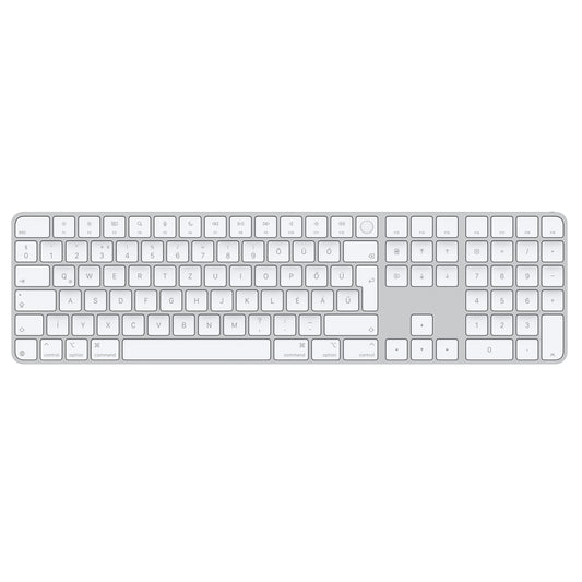Magic Keyboard Touch ID–val és számbillentyűzettel Apple chipes Mac–modellekhez (USB‑C) – magyar – fehér billentyűk - iSTYLE HU