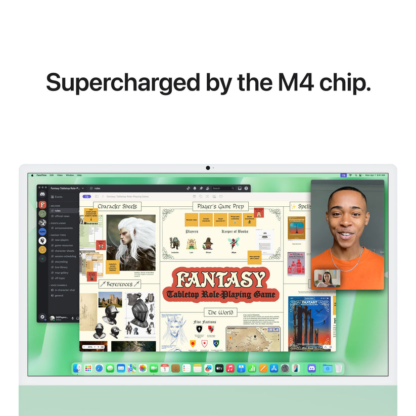 24 hüvelykes iMac Retina 4,5K kijelzővel: Apple M4 chip 10 magos CPU-val és 10 magos GPU-val, 512GB SSD, 16GB RAM, Magic Trackpad, Magic Keyboard Touch ID-val - nemzetközi angol - zöld CTO