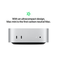 Mac mini: Apple M4 Pro chip 14 magos CPU-val és 20 magos GPU-val, 512GB SSD, 48GB RAM - ezüst CTO