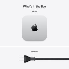 Mac mini: Apple M4 chip 10 magos CPU-val és 10 magos GPU-val, 2TB SSD, 16GB RAM - ezüst CTO