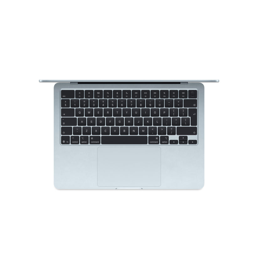 13 hüvelykes MacBook Air: Apple M4 chip 10 magos CPU-val és 10 magos GPU-val, 2TB SSD, 24GB RAM, Háttér-világítású Magic Keyboard Touch ID-val – nemzetközi angol - égkék CTO
