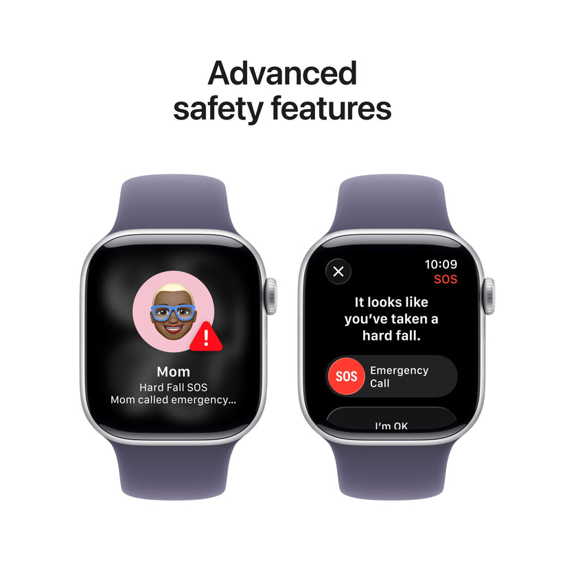 Apple Watch Series 11 GPS 42mm ezüst alumíniumtok, lila köd sportszíj - S/M - iSTYLE HU