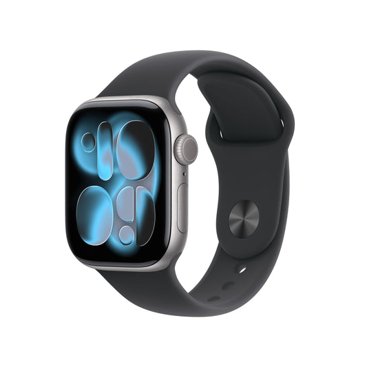 Apple Watch Series 11 GPS 42mm asztroszürke alumíniumtok, fekete sportszíj - M/L - iSTYLE HU