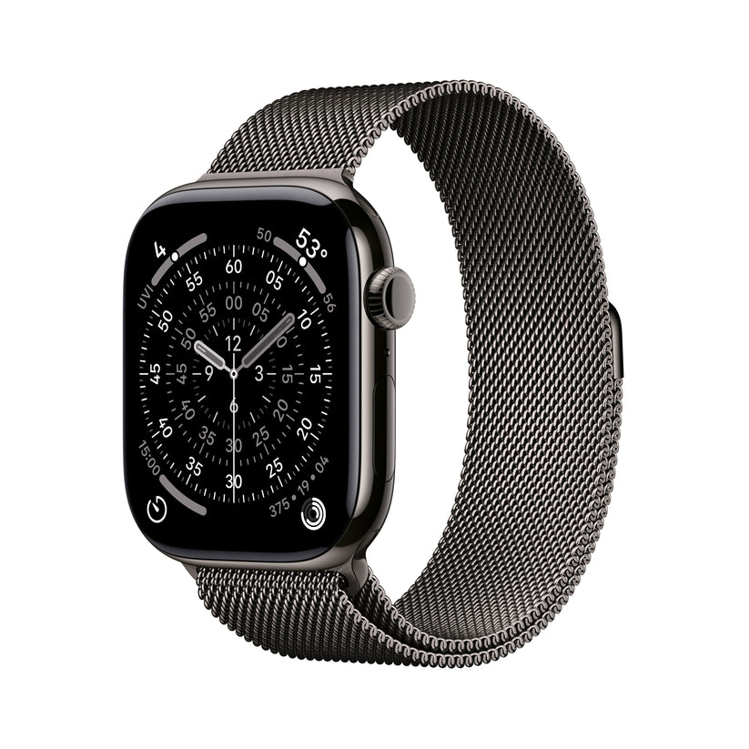Apple Watch Series 11 GPS + Cellular 46mm palaszürke titántok, palaszürke milánói szíj - S/M - iSTYLE HU