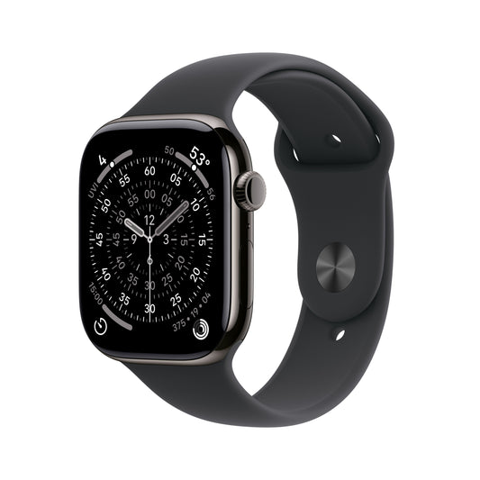 Apple Watch Series 11 GPS + Cellular 46mm palaszürke titántok, fekete sportszíj - S/M - iSTYLE HU