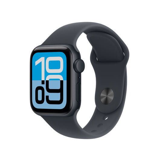 Apple Watch SE 3 GPS 40mm éjfekete alumíniumtok, éjfekete sportszíj - M/L - iSTYLE HU