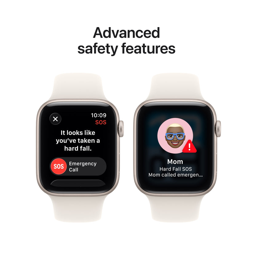 Apple Watch SE 3 GPS 44mm csillagfény alumíniumtok, csillagfény sportszíj - S/M - iSTYLE HU