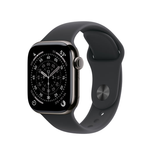 Apple Watch Series 11 GPS + Cellular 42mm palaszürke titántok, fekete sportszíj - M/L - iSTYLE HU