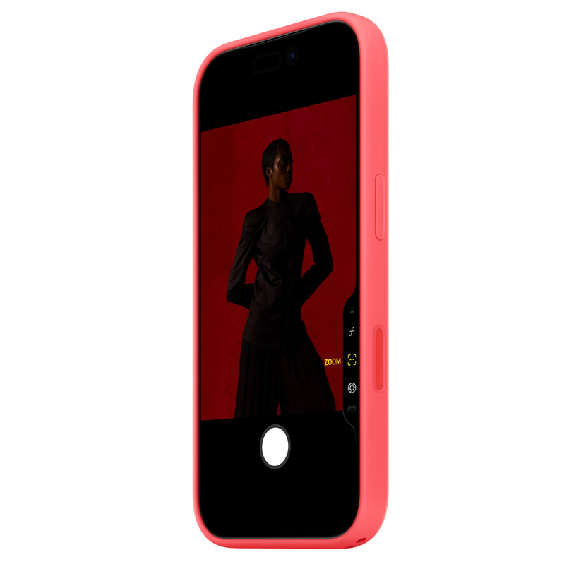 iPhone 17 Pro Silicone Case with MagSafe – Bright Guava - iSTYLE.hu