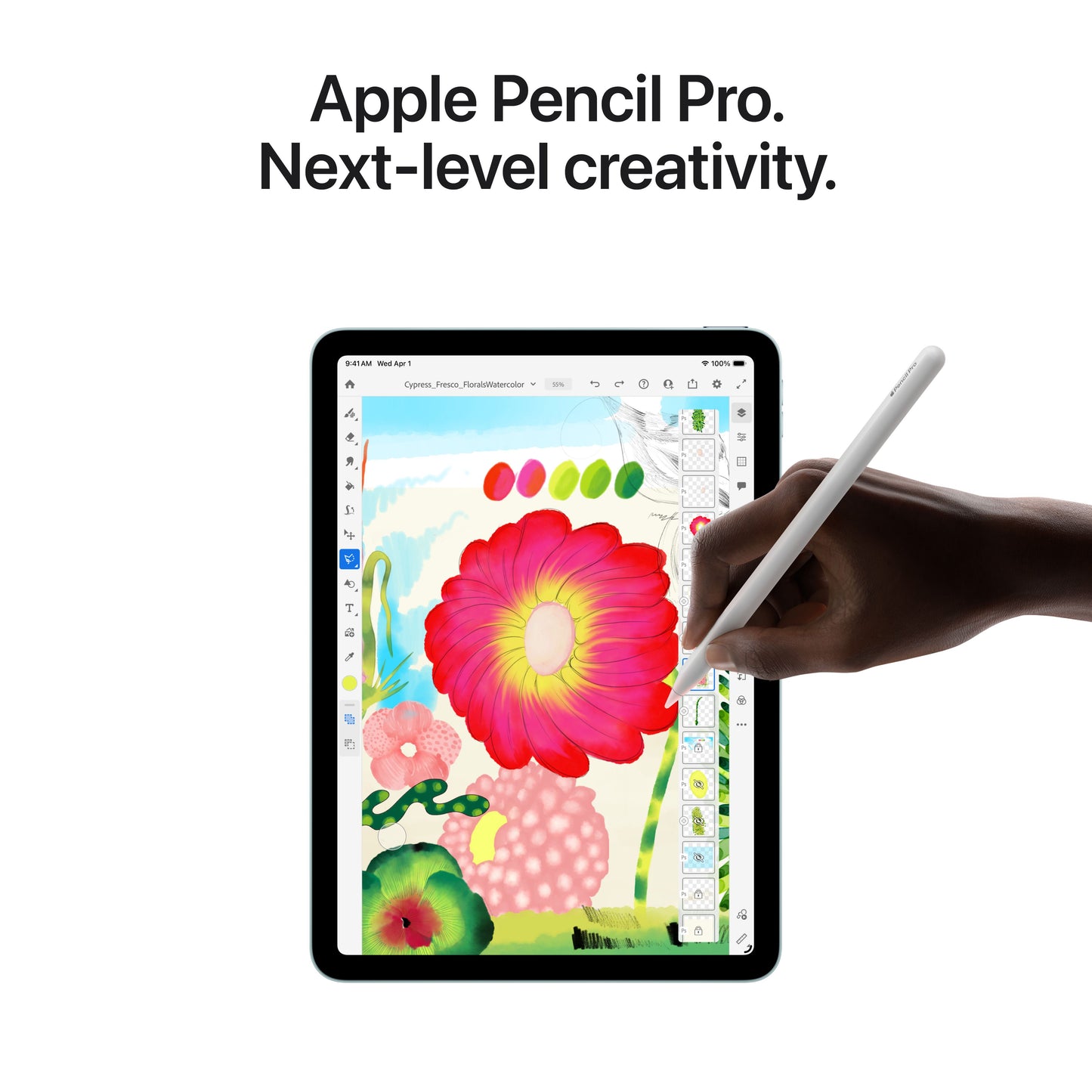 13-inch iPad Air Wi-Fi + Cellular 1TB - Starlight (M4) - iSTYLE.hu