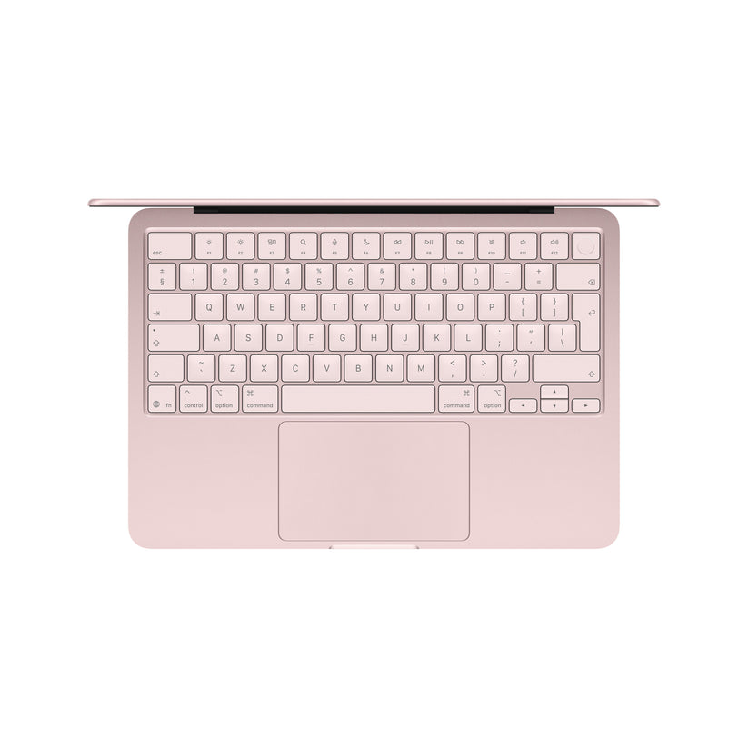 13 hüvelykes MacBook Neo: Apple A18 Pro chip with 6 magos CPU és 5 magos GPU, Magic Keyboard Touch ID-val – nemzetközi angol, 512GB SSD - hajnalpír CTO (Copy) - iSTYLE.hu