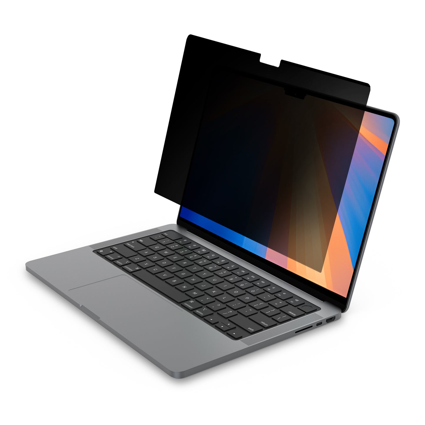 JCPal EasyOn mágneses betekintésgátló képernyővédő - MacBook Pro16" (M1, 2021/M2-M3, 2023/M4, 2024)