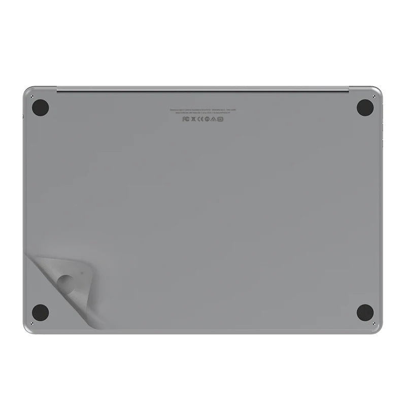 JCPal MacGuard kettő az egyben védőfólia szett (asztroszürke, fedlap + hátlap) MacBook Air 13" (M2/M3/M4)