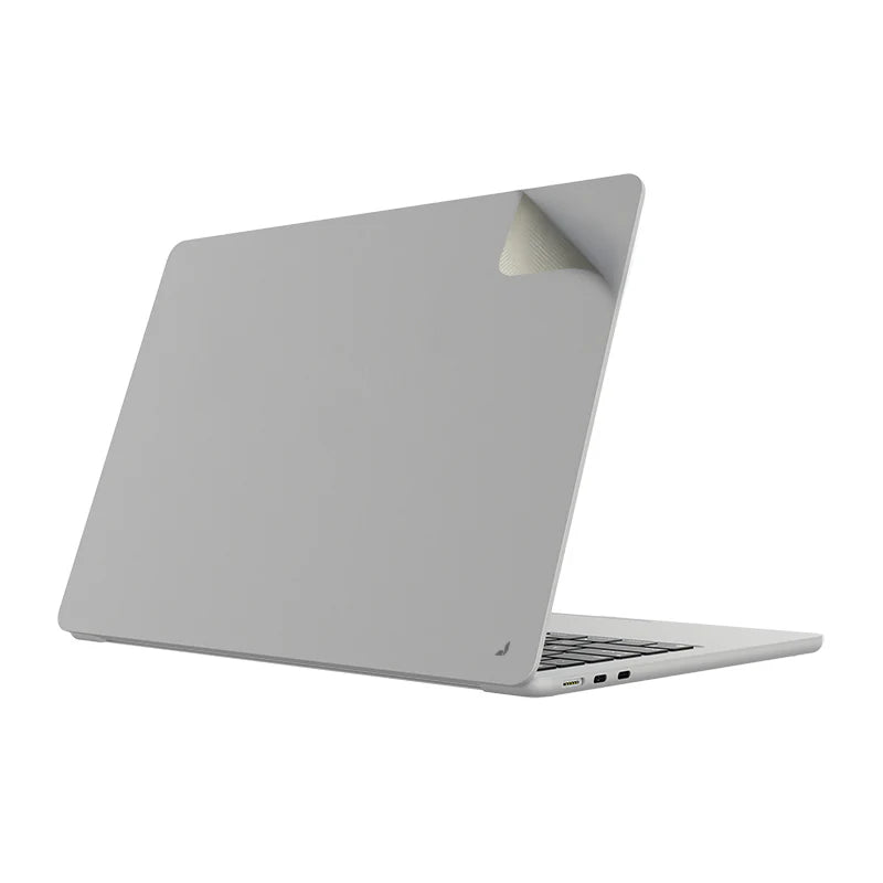 JCPal MacGuard kettő az egyben védőfólia szett (ezüst, fedlap + hátlap) MacBook Air 13" (M2/M3/M4)