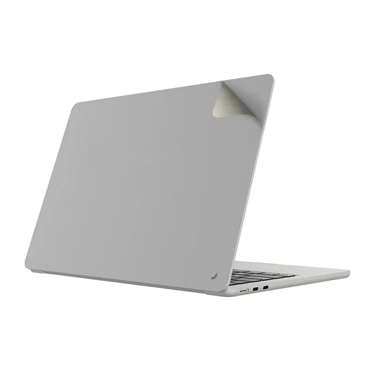JCPal MacGuard kettő az egyben védőfólia szett (ezüst, fedlap + hátlap) MacBook Air 15" (M2/M3/M4)