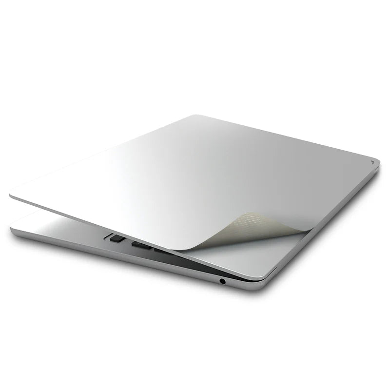JCPal MacGuard kettő az egyben védőfólia szett (ezüst, fedlap + hátlap) MacBook Air 13" (M2/M3/M4)