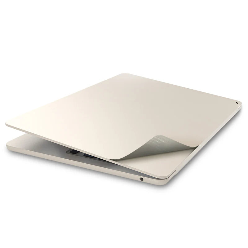 JCPal MacGuard kettő az egyben védőfólia szett (csillagfény, fedlap + hátlap) MacBook Air 13" (M2/M3/M4)