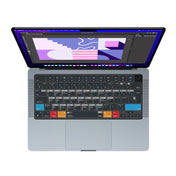 JCPal Verskin Illustrator Shortcuts Keyboard Cover (Transparent Black) for MacBook Air 13/15, MacBook Pro 14/16 (EU-Layout)
